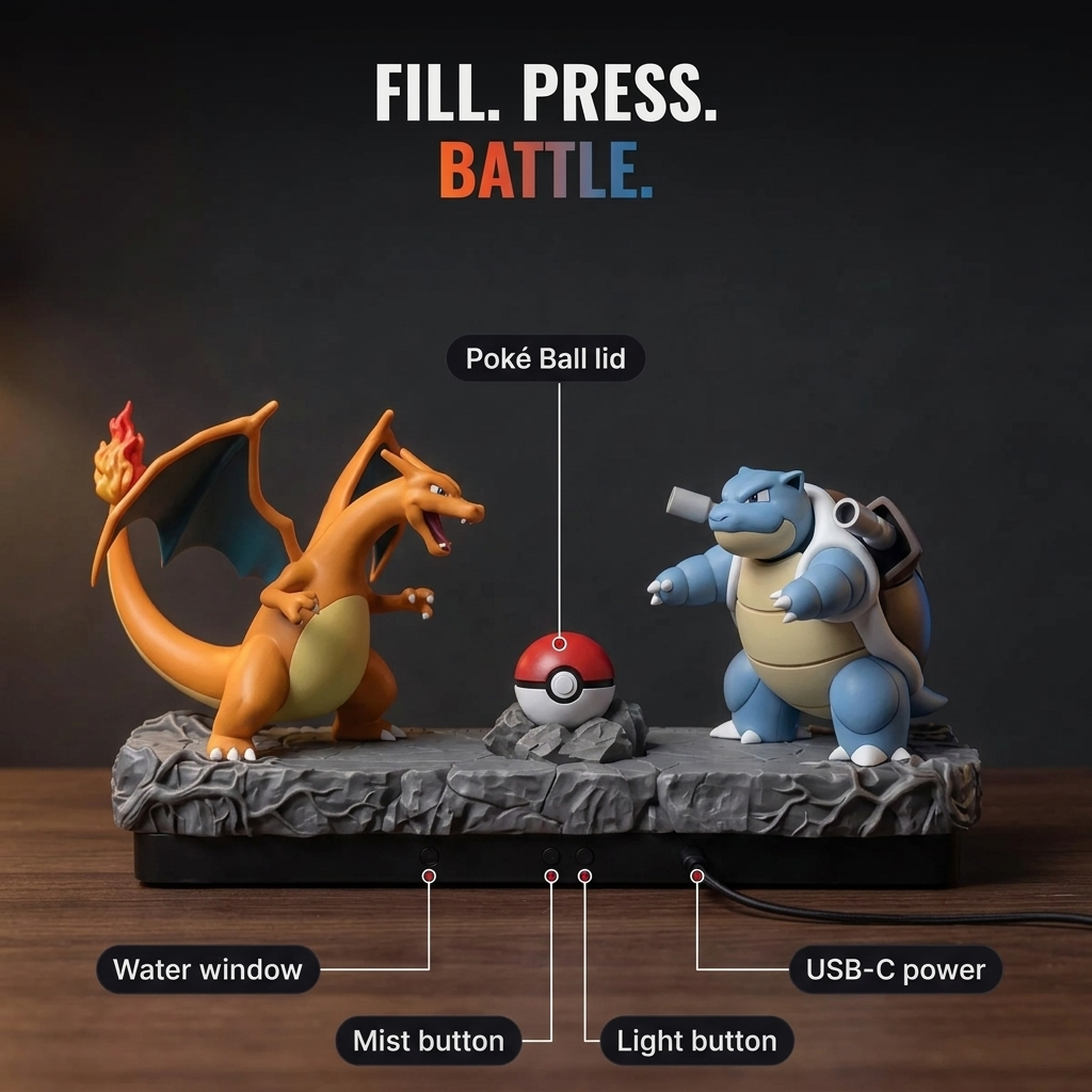 Pokémist™ Pokémon Battle Humidifier